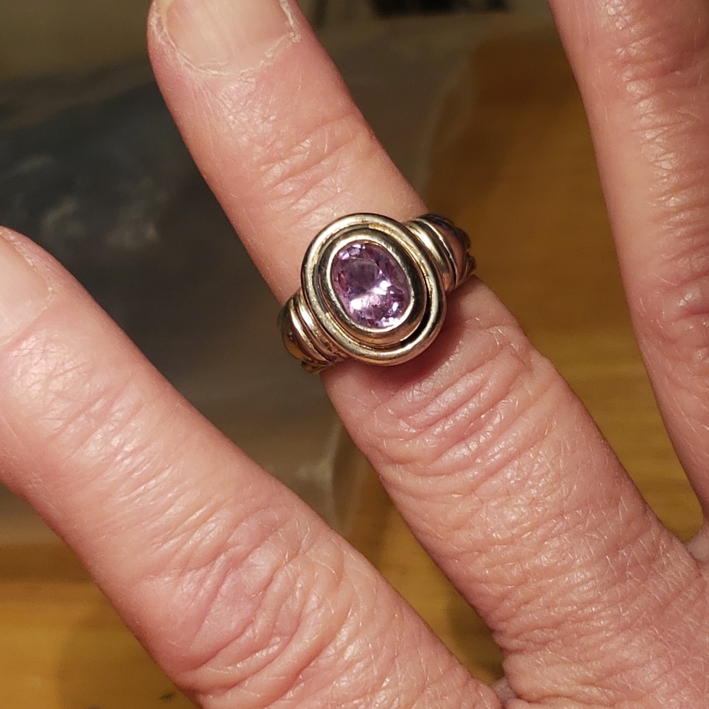 Amethyst Silver ring